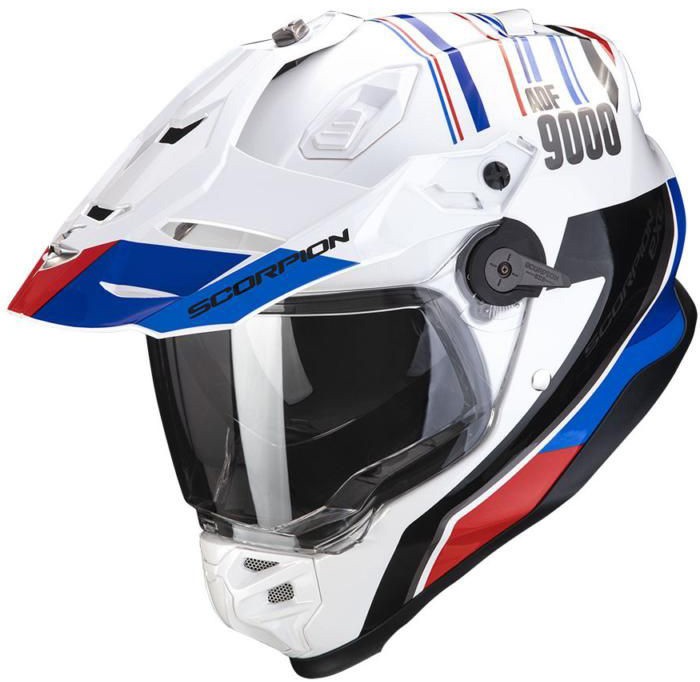 Scorpion ADF-9000 - Desert White/Blue/Red