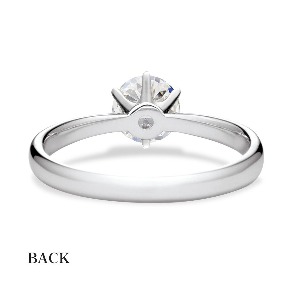 1ct Lab-Grown Diamond Solitaire Ring D/VVS2/3EX Pt900