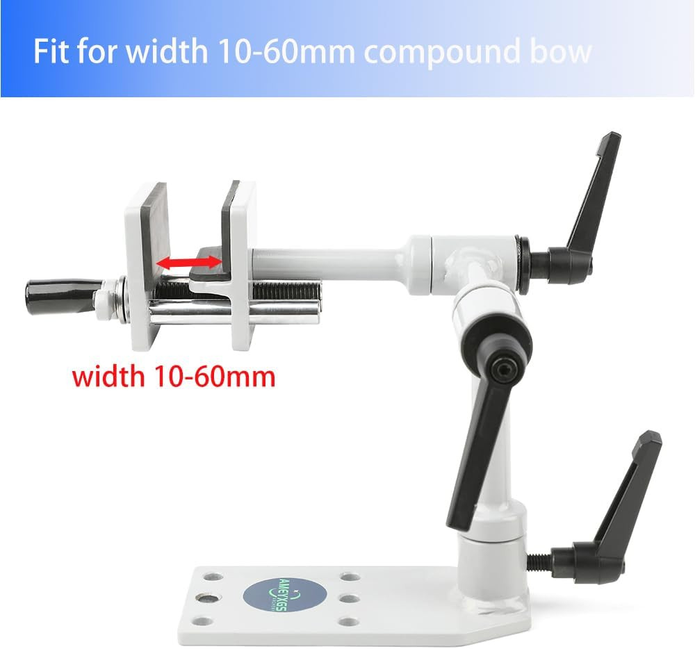 AMEYXGS Bow Vise for Compound Bow 360° Adjustable Bow Mount Tool Compound Bow Pr