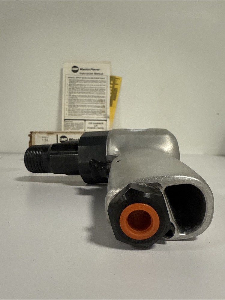 Master Power Air Hammer Chisel Pneumatic Tool W Black & Decker Spring & Box