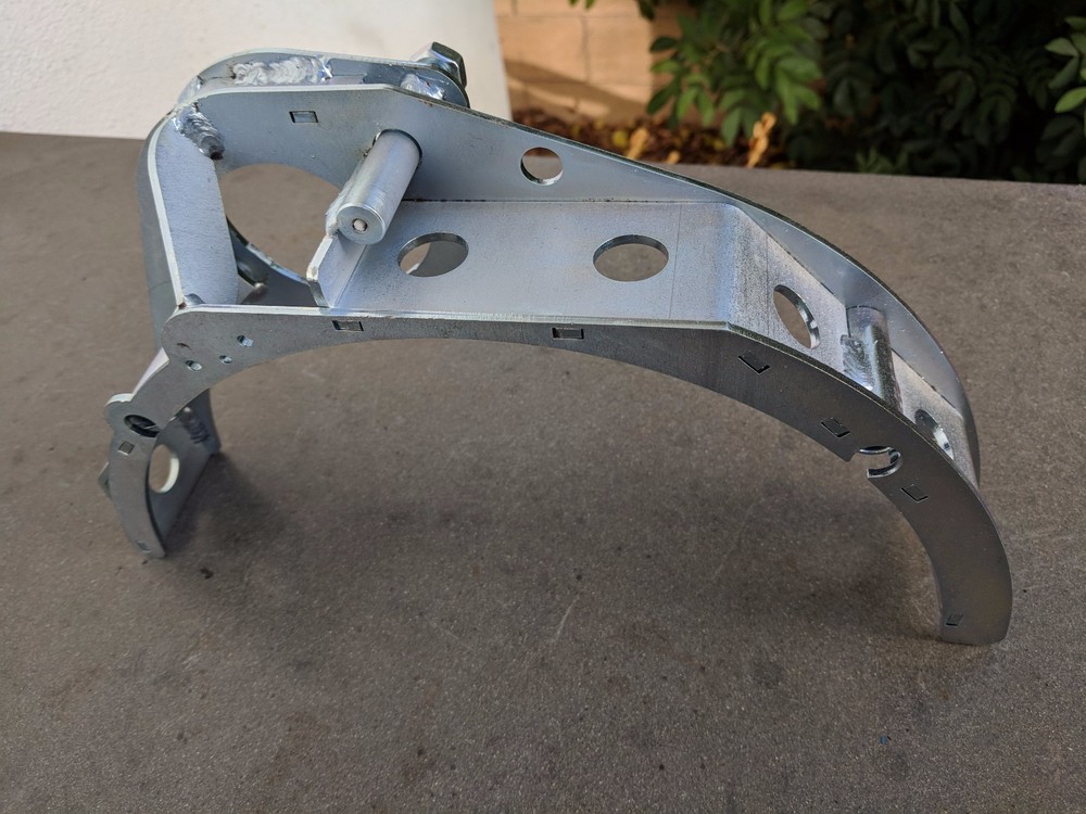 Porsche 911 912 914 Starter Adapter Half Ring Mount Starter Motor, Engine Test