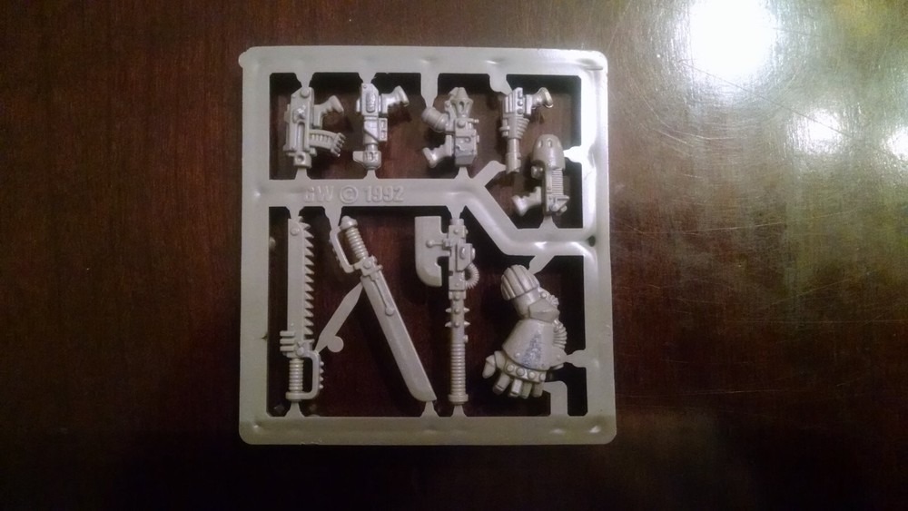 40k Rogue Trader Imperial Space Marine Weapon Sprue
