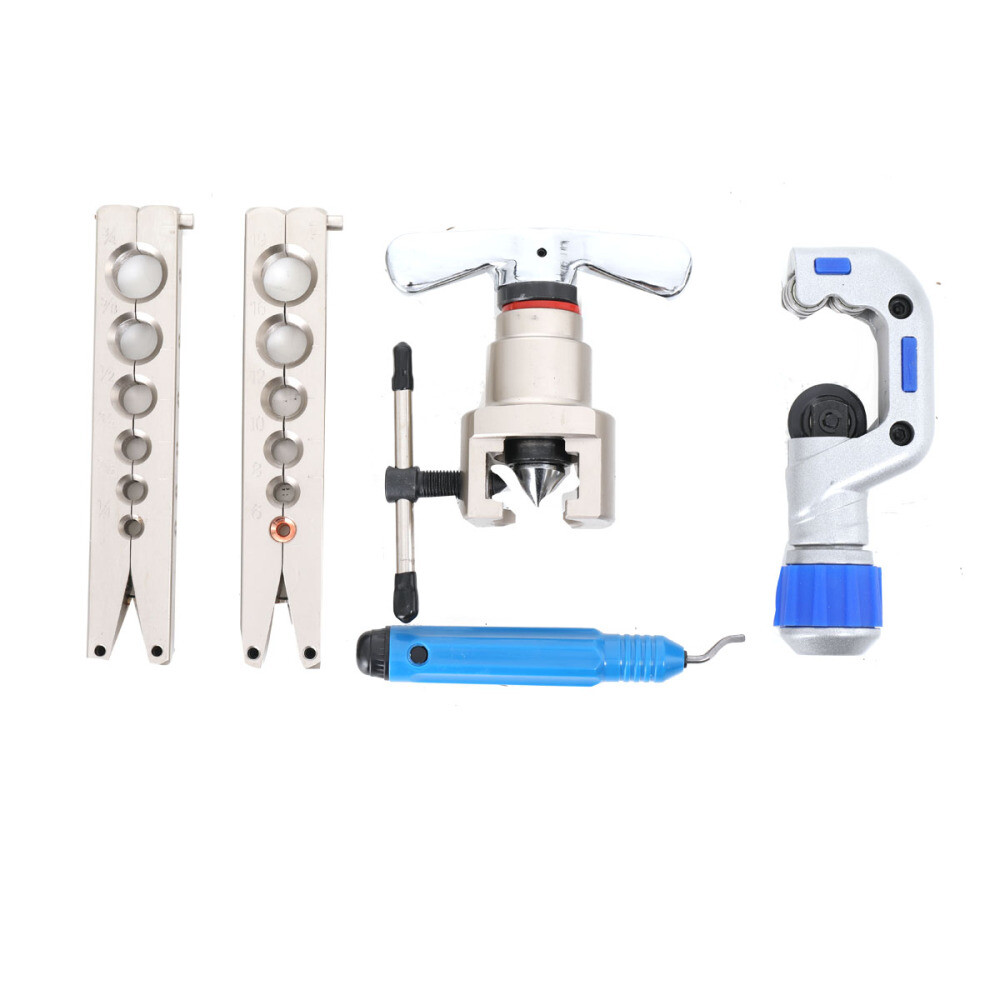 6-19mm Flaring Tools Set 2 Flaring Bar for Eccentric Cone Refrigeration HVAC