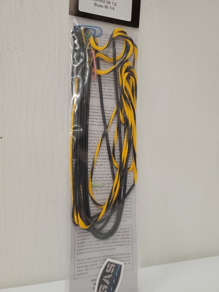 Gas Bowstrings Hoyt Super Tec XT 2000 Yellow/Black String Set