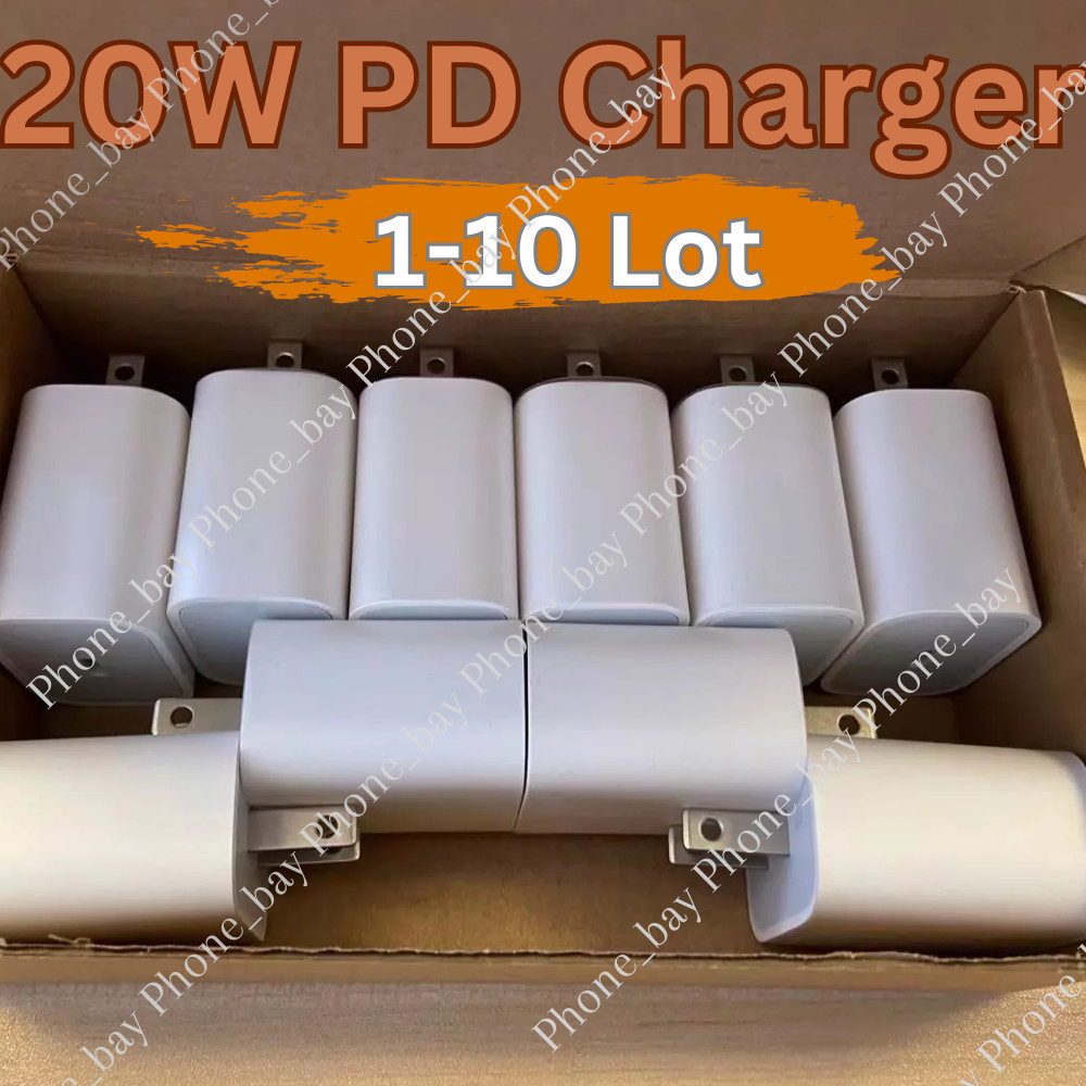 20W USB Type C Power Adapter Fast Charger Cube Block For iPhone iPad Android Lot