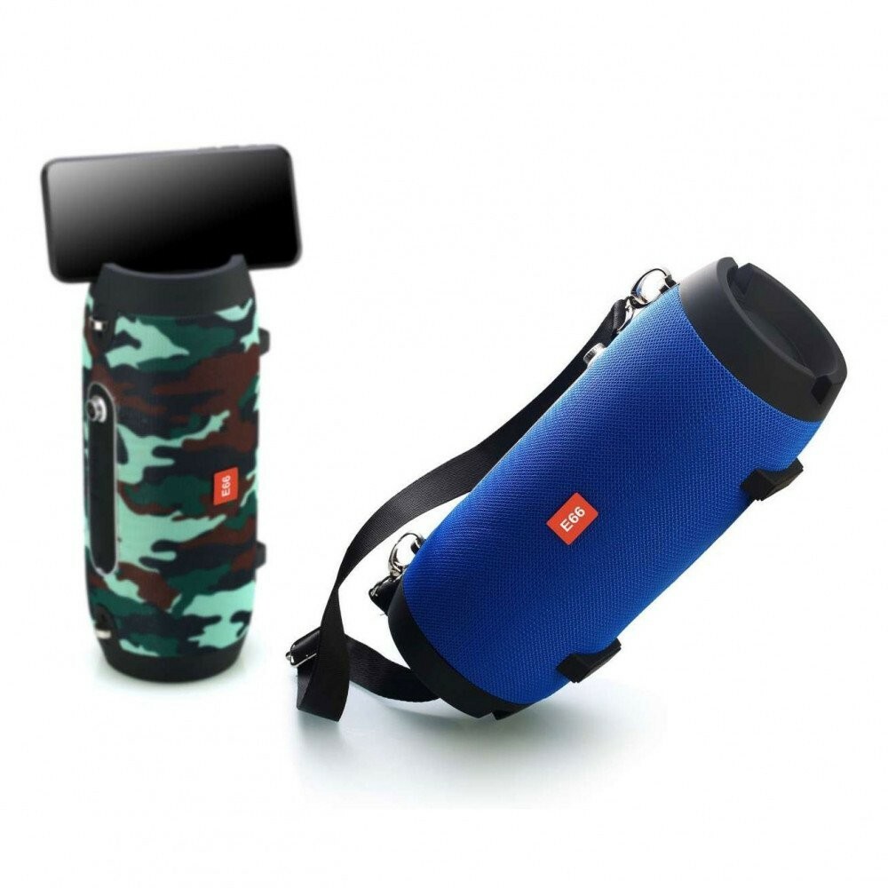 Portable Bluetooth Speaker with Phone Holder E66 (Black)