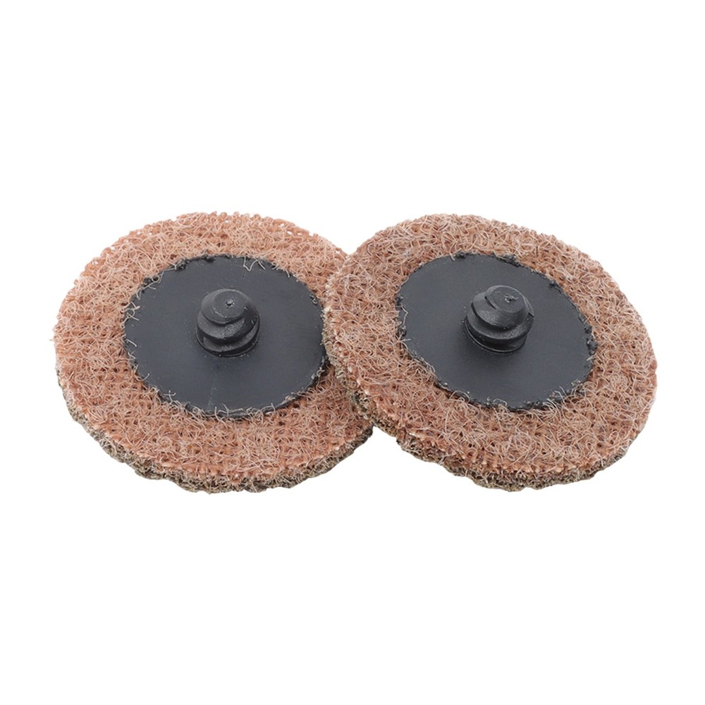 25 Pcs 2" Tan (Coarse) Prep Pad Discs Surface Conditioning Quick Change Discs