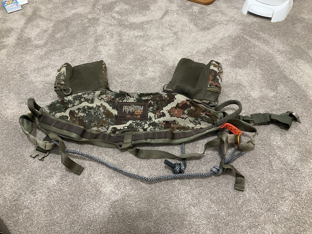 Tethrd Phantom Elite Lightweight Portable Safety Harness Camouflage