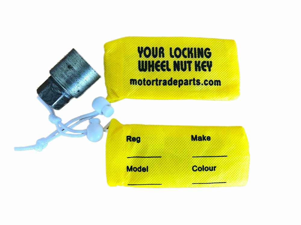 Locking Wheel Nut Bag Storage Pouch x 100