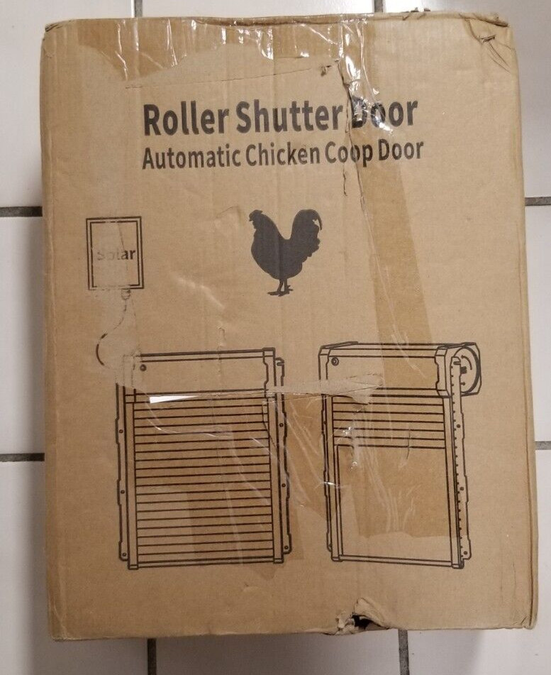 Roller Shooter Automatic Solar Chicken Coop Door