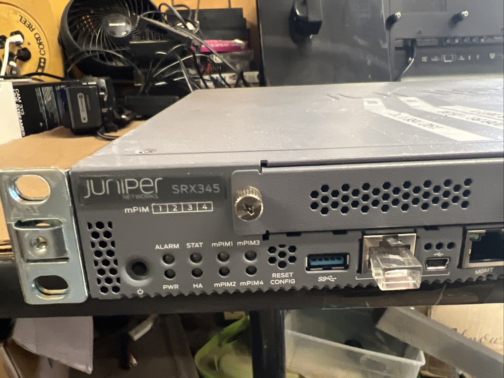 Juniper SRX345-SYS-JB Firewall 16x 1GbE 4x SFP Services Gateway