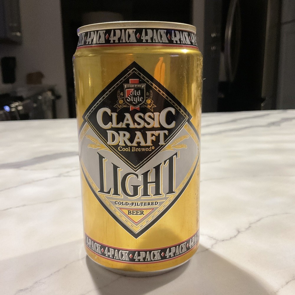 Old Style Classic Draft empty 12oz Beer Can