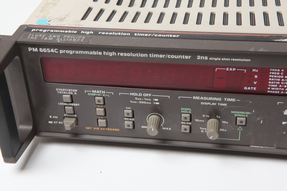 Philips PM6654C 120MHz Frequency High Resolution Counter Timer - Tested Working
