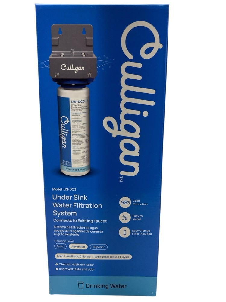 Culligan Under Sink Water Filtration System US-DC3 New