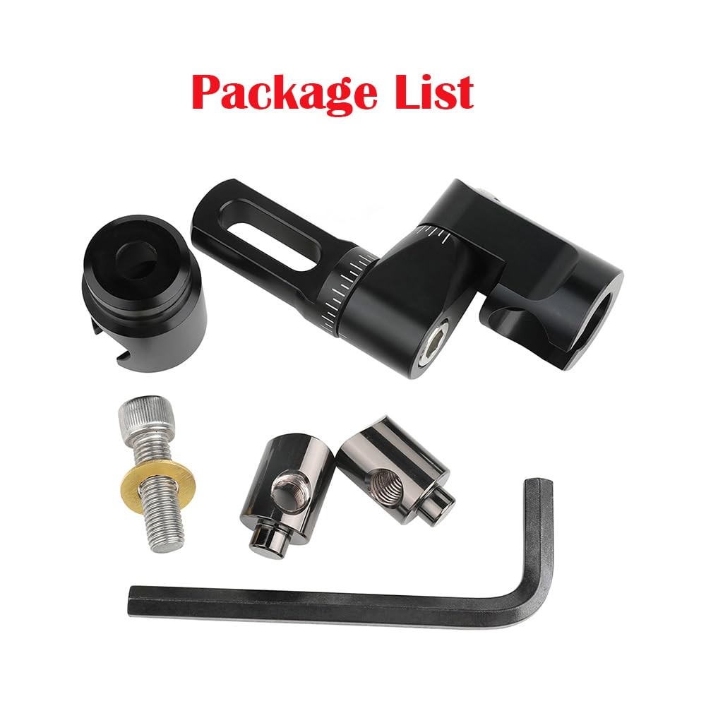 Single/Double Side Adjustable V-Bar Mount Quick Disconnect Bow Rod Stabilizer...