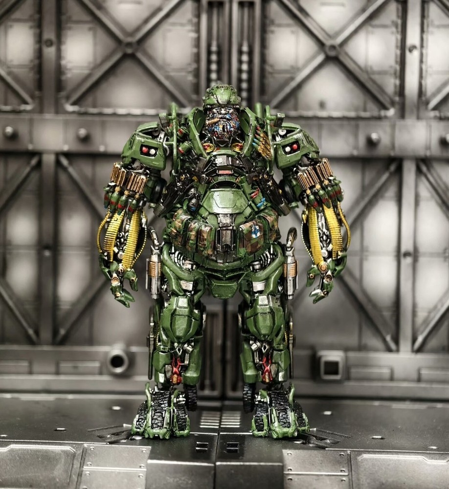 Transformable Robot 4 Hound Mini Scale Micro Resin Model Statue