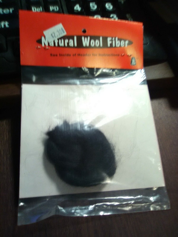 Morris~Natural Wool Fiber (Real)