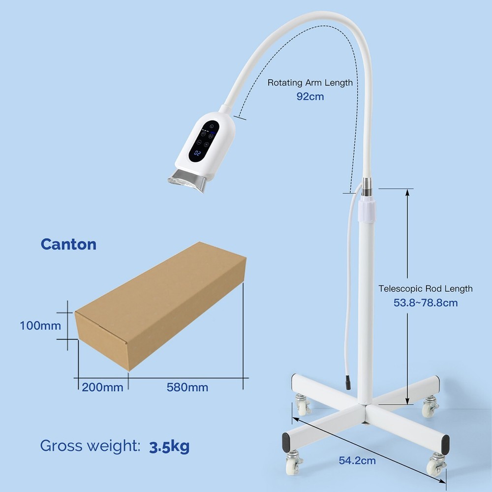 Dental Mobile Teeth Whitening Machine Cold LED Light Bleaching Accelerator Lamp