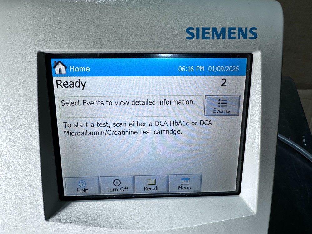 Siemens DCA Vantage Analyzer | HbA1c Testing | Tested & Powers On