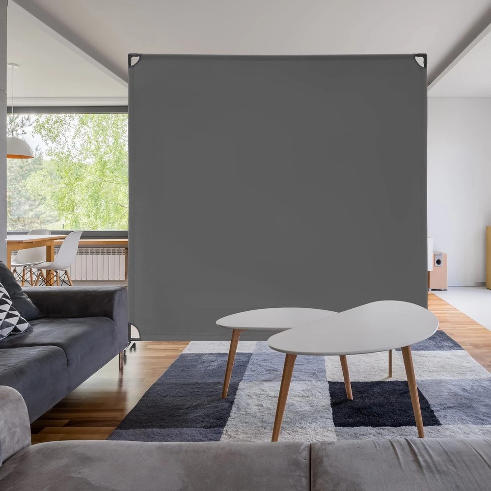 6FT Single Panel Rolling Room Divider, Partition Privacy Screens with Wheels,...