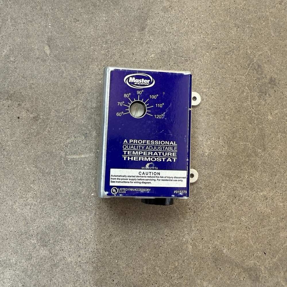 GAF Master Flow Manually Adjustable Thermostat, Model PT6