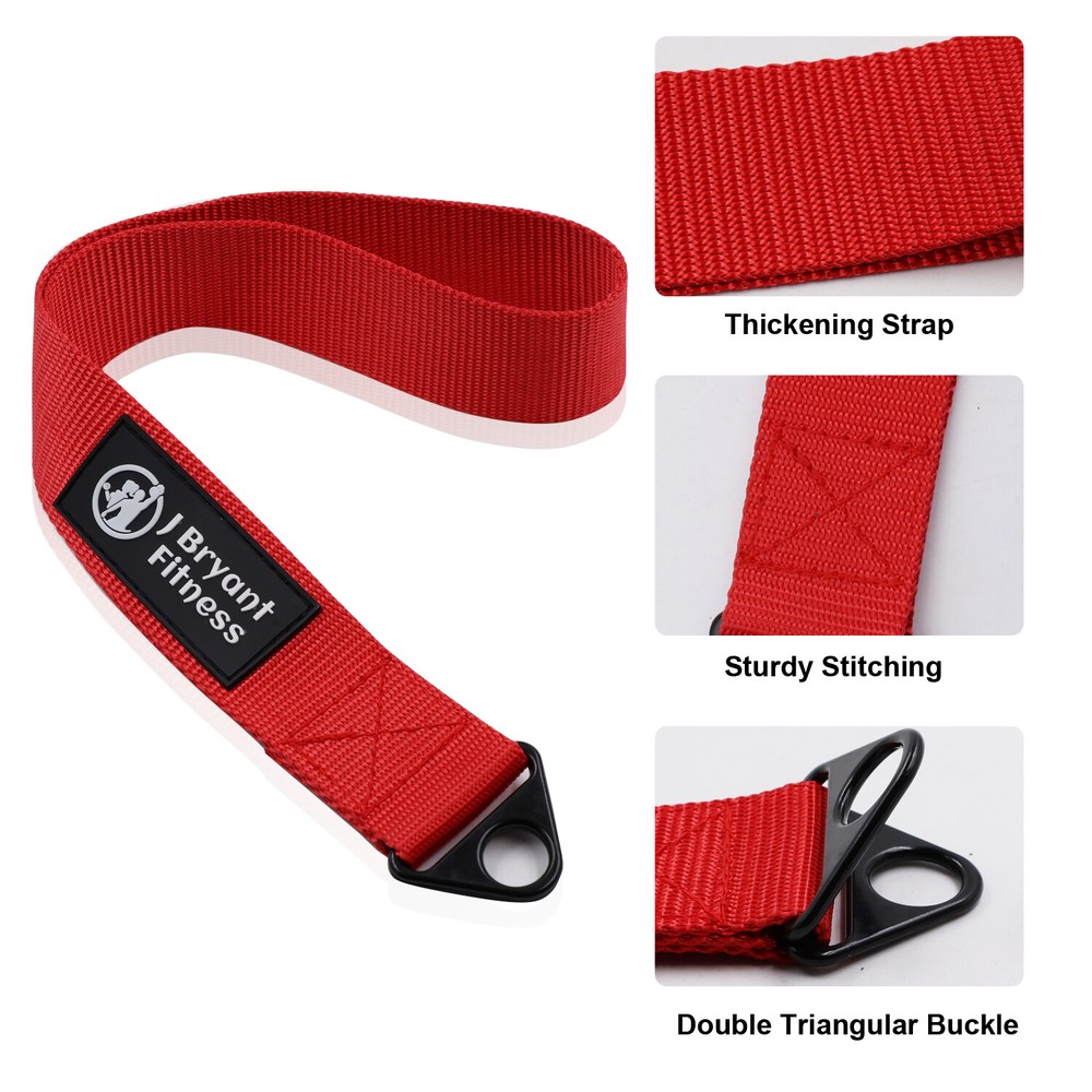 Arm Wrestling Training Strap Belt Red Heavy duty Strap Forearm Exerciser