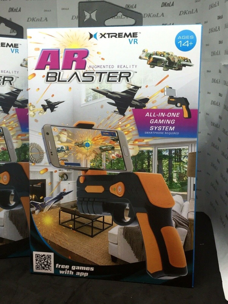 Xtreme VR Augmented Reality AR Blaster Gaming Gun for Android and iOS Phones
