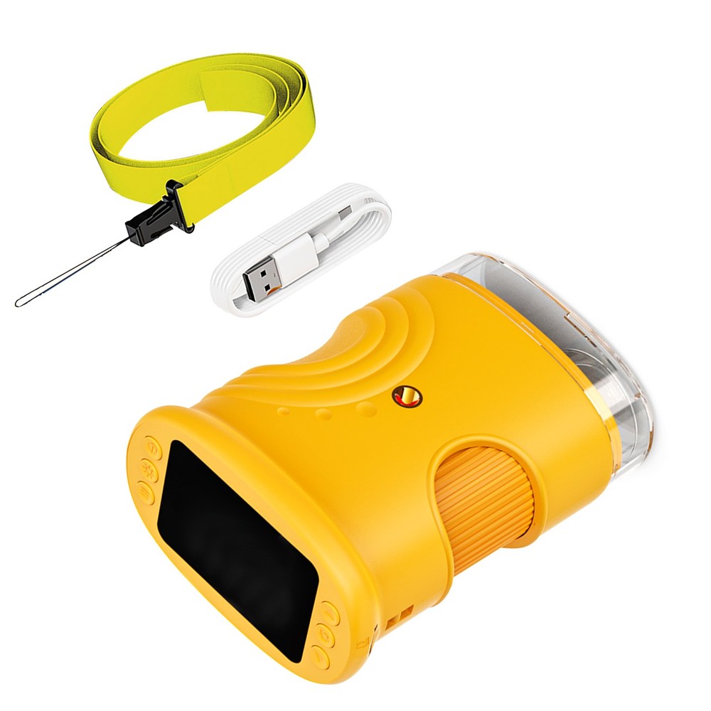 USB Handheld Digital Microscope 1000x with Screen for Kids Science Learning Tool