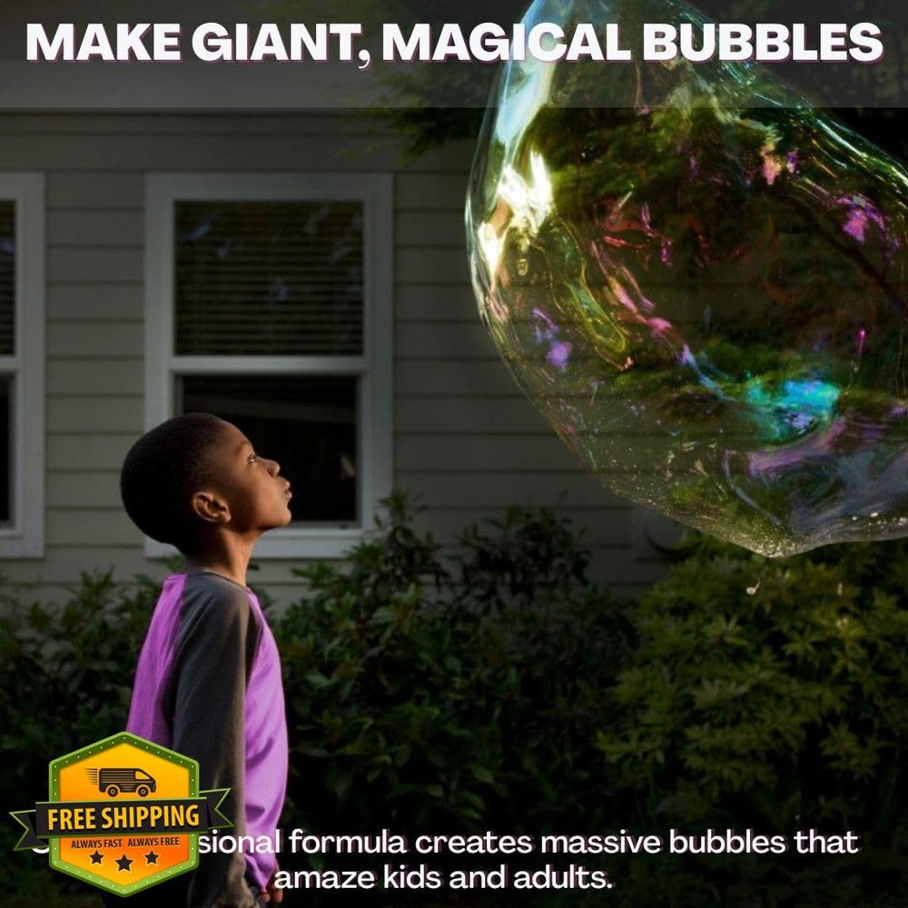 Bubble Powder Refill Mix Makes 30 Gallons DIY Bubble Solution