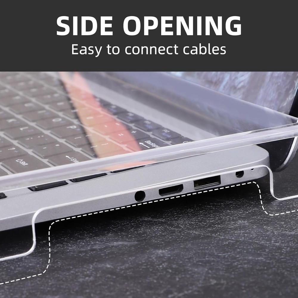 Scratch-Resistant Clear Keyboard Protector for 14-Inch Laptops - Easy to Clean