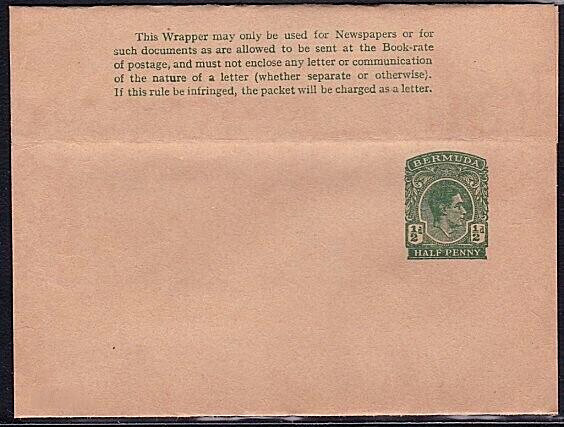 BERMUDA GVI ½d newspaper wrapper - unussed.................................B8868