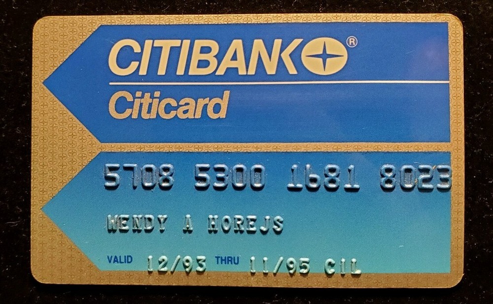 CitiBank Citicard exp 95 cc249