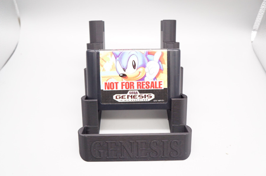 Custom Stack Display Holder for SEGA Genesis Cartridges *Holds 5*