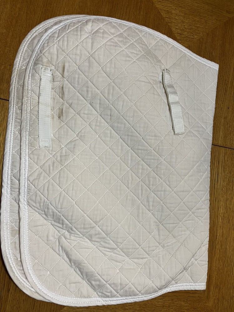 Dover All Purpose White, Thin, Saddle Pad