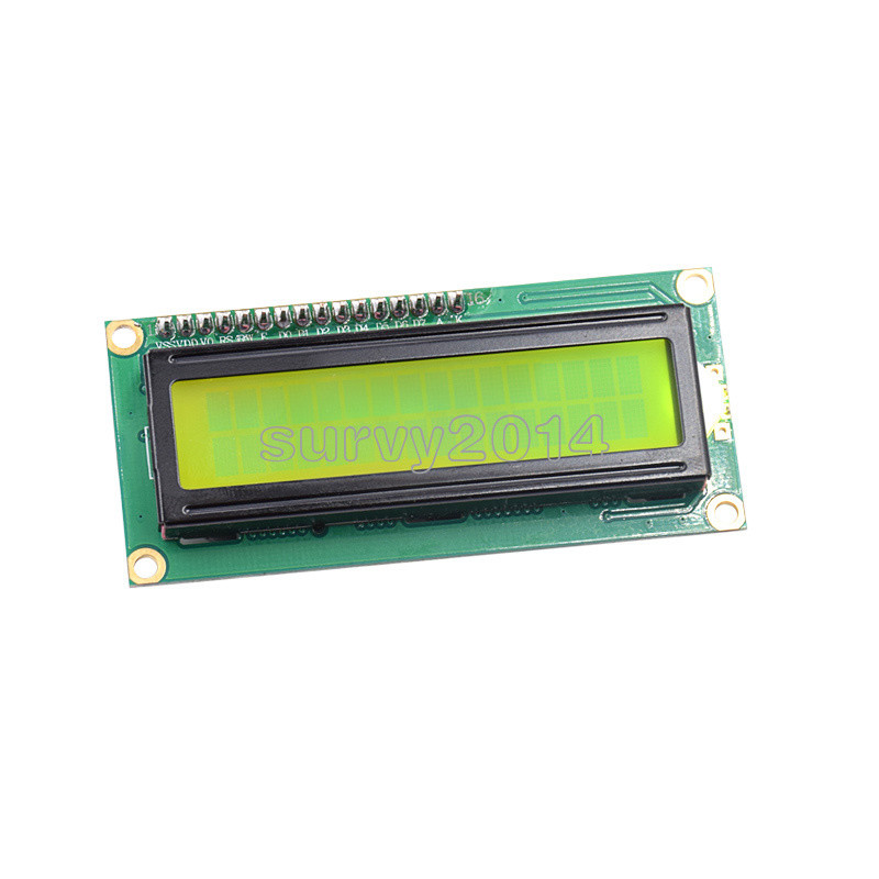 Blue/Yellow IIC/I2C/TWI/SP​​I Interface1602 2004 Character LCD Module Display S