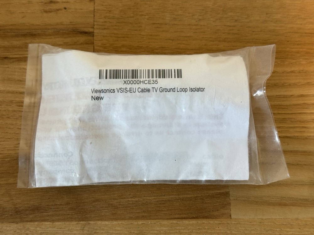 Viewsonics VSIS-EU Cable TV Ground Loop Isolator