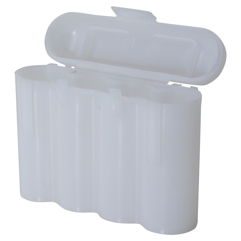AA AAA CR123A White Battery Holder Storage Case 5 Cases