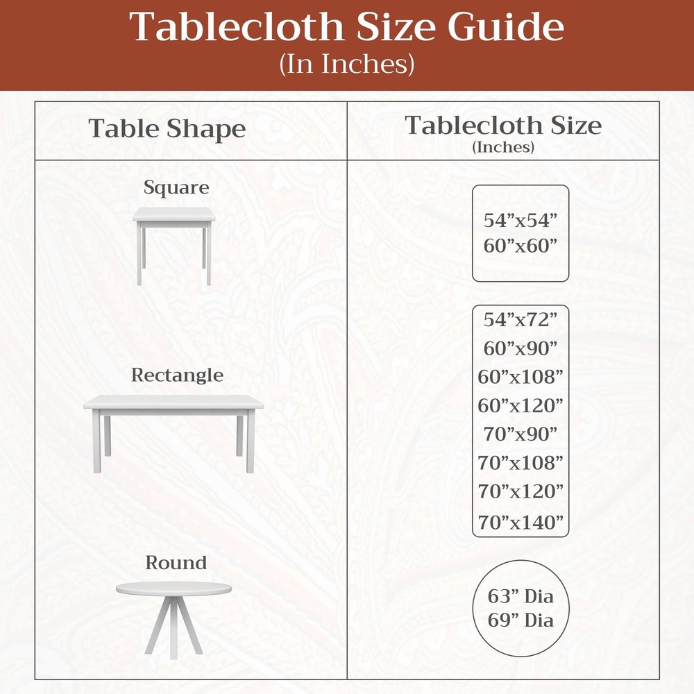 Maison d' Hermine Table Cloth 120" x 70" (Rectangular), 001 - Marquise
