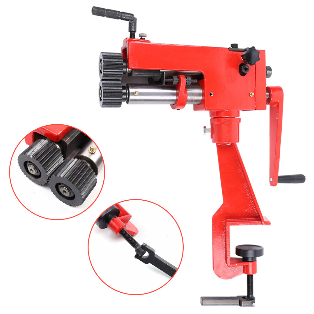 7'' Sheet Metal Bead Roller Bending Bender Rolling Machine Equipment+6 Die Sets