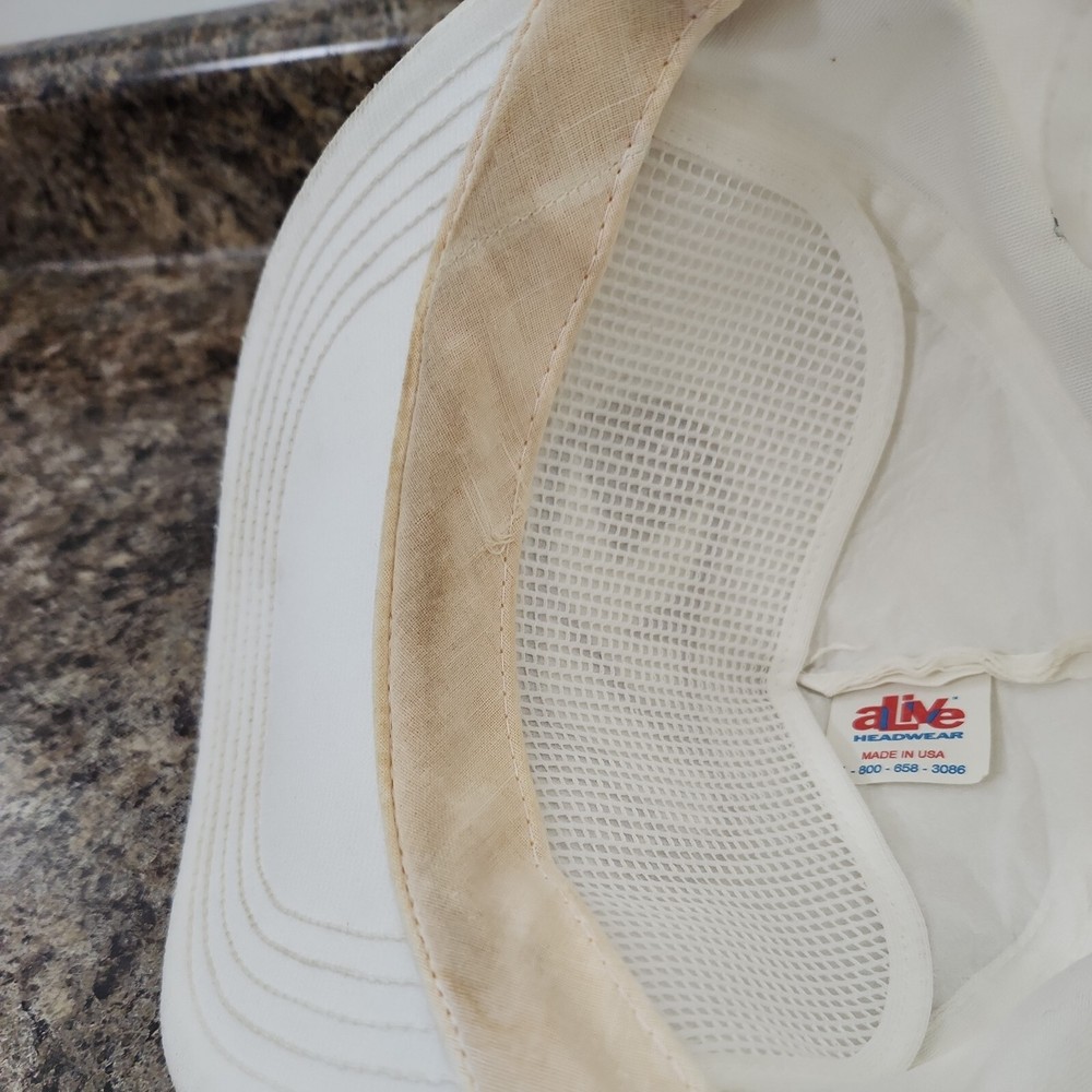 Vintage Northrup King Seed Strapback Adjustable Farm White