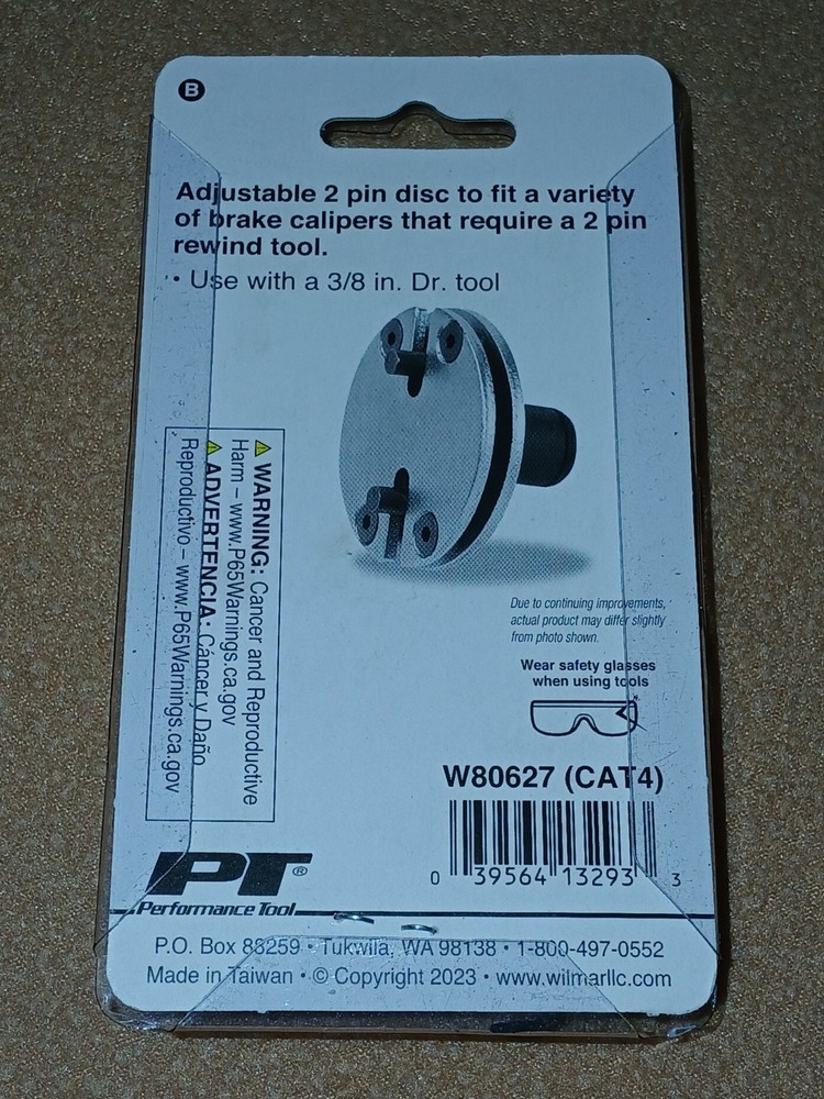 NEW Performance Tool W80627 2 Pin Caliper Tool