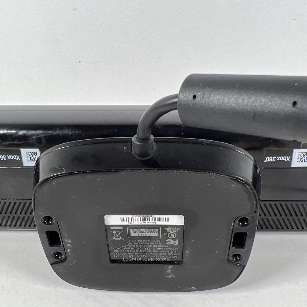 Microsoft 1414 Xbox 360 Kinect Sensor Bar Only Black Preowned