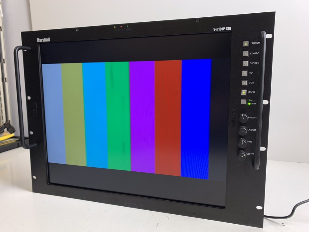 Marshall Electronics V-R191P-SDI 19" LCD Rack Mountable Panel with SDI Input