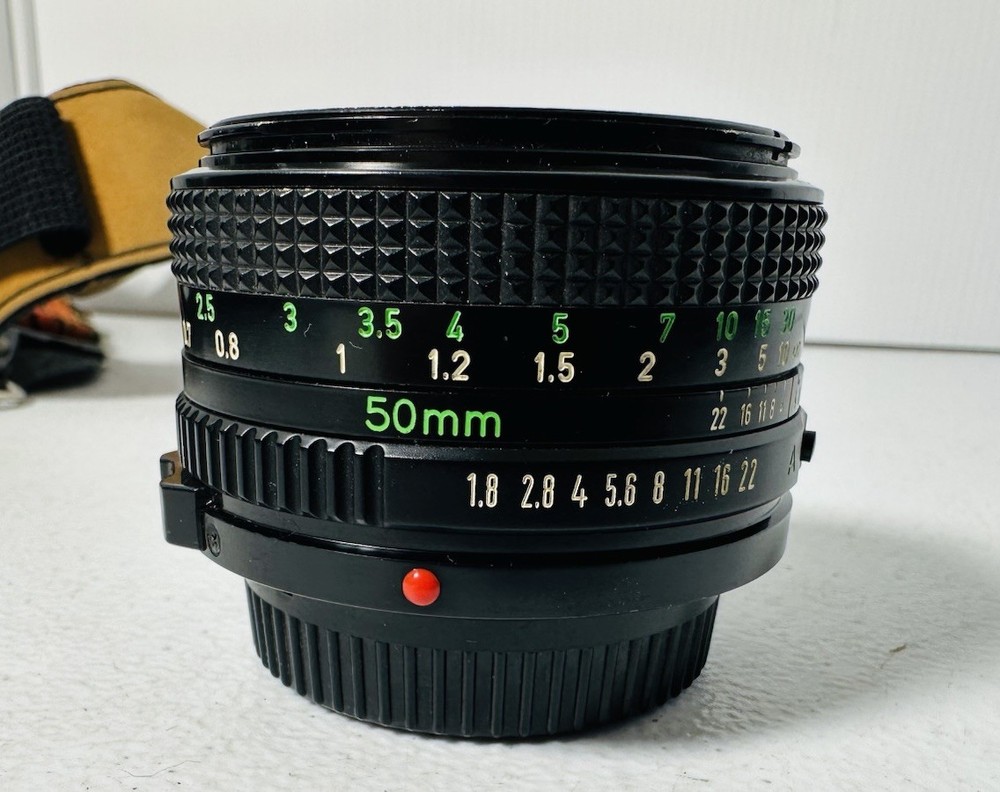 Canon AE-1 Camera With Lenses