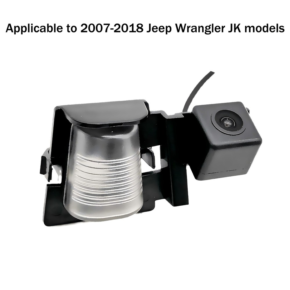 Car License Plate Backup  Rear View Camera for Jeep Wrangler JK JKU 2007-2018