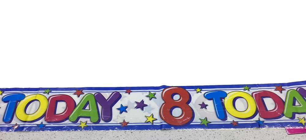 Banner 8 TODAY 9ft long 410583 UB26
