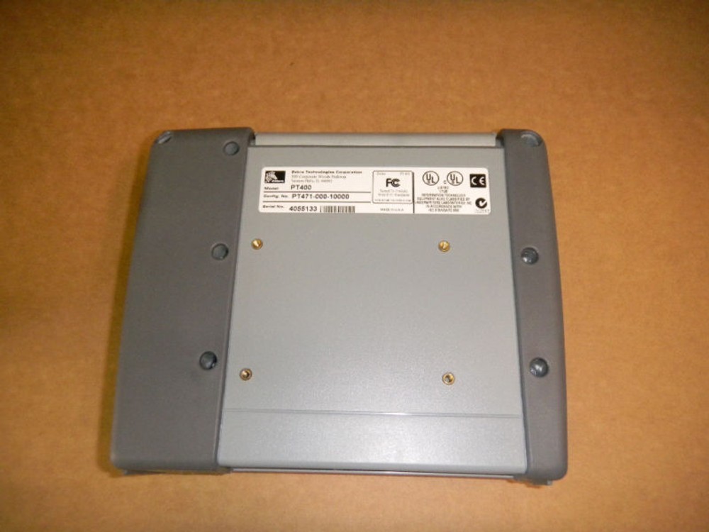 Zebra PT400 Portable Barcode Thermal Printer W/OUT Power Supply