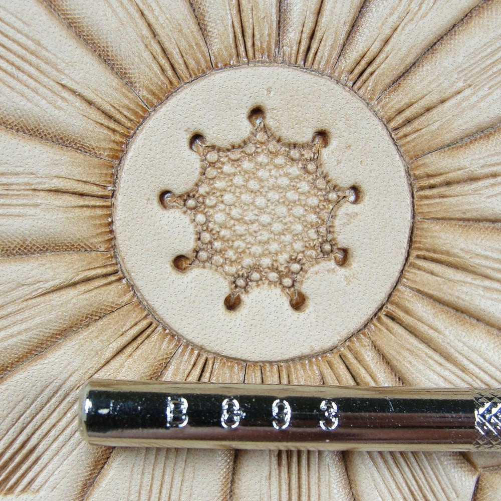 Leather Stamping Tool - #B893 Coarse Lined Beveler Stamp