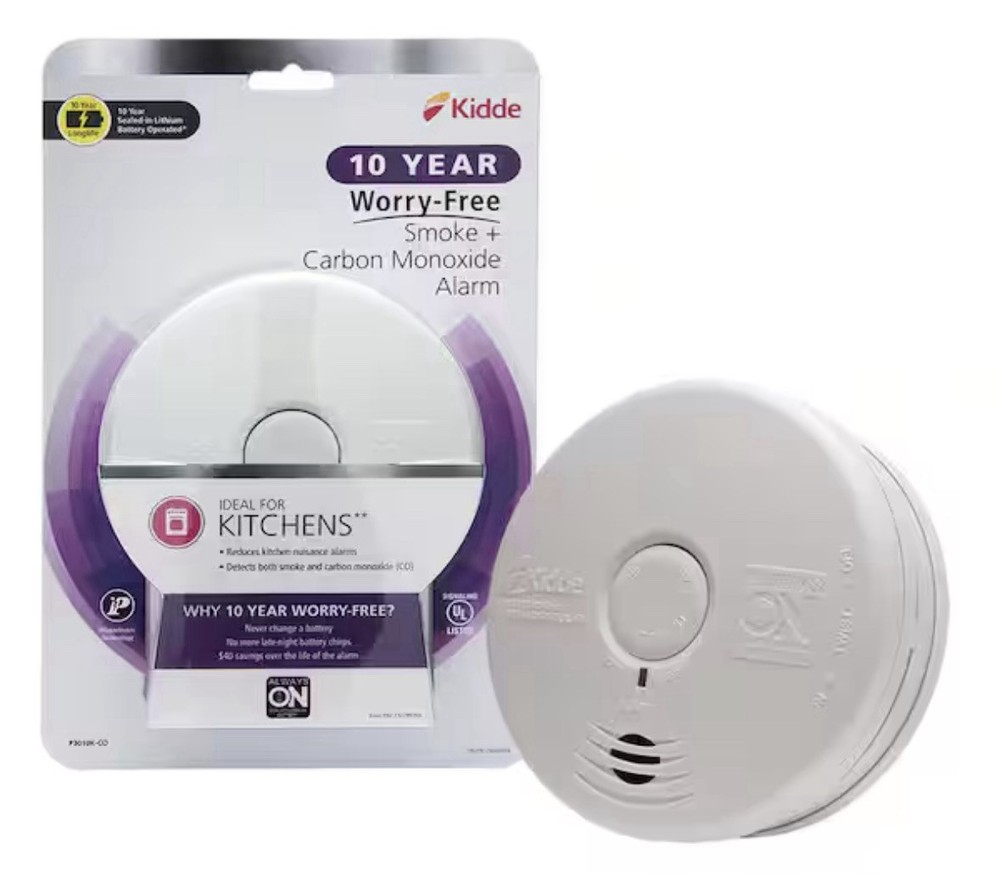 Kidde Battery Powered Smoke & Carbon Monoxide Detector 10yr