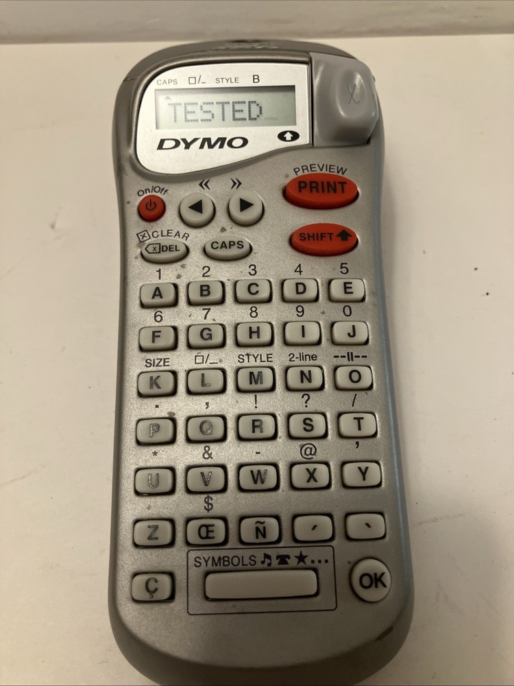 Dymo Label Maker Letra Tag Handheld Tested Works Great